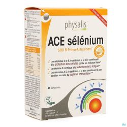 Physalis Ace Selenium + Sod Comprimés 45