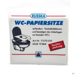 Protecteur Papier Lunette Siege Wc 10 Pièce