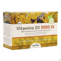 Vitamine D3 3000iu + K2 Vegetal Gélules 60