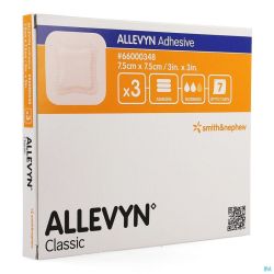 Allevyn Adhes 7,5x7,5 0348 3 Pièce