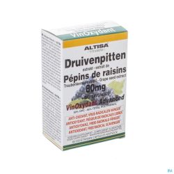 Altisa Extr.pepins Rouge 80mg+bioflavonoid Caps 60