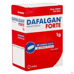 Dafalgan Forte 1g  50 Comprimés