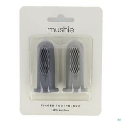 Mushie Brosse Dent Bébé Duo Stone 2