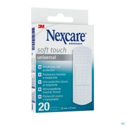Nexcare 3m Soft Touch Universal 25mmx72mm Strips20