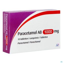 Paracetamol Ab 1000mg 10 Comprimés