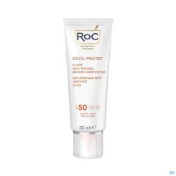 Roc Solution Protect A/brown Spot Unif.flacon. Ip50 Tube 50ml