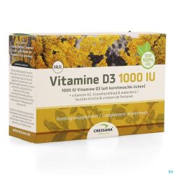 Vitamine D3 1000iu + K2 Vegetal Gélules 60