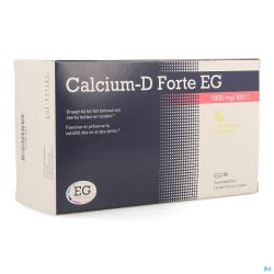 CALCIUM-D FORTE EG Citron 90 Comprimés à Croquer 1000mg/800UI