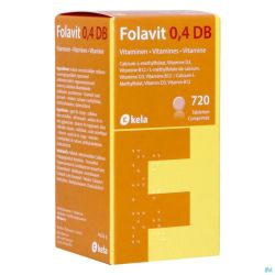 Folavit 0,4mg Db Comp 720
