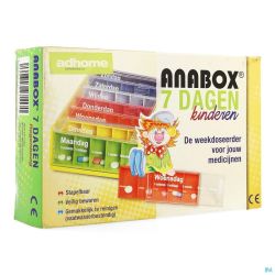 Kinderpillendoos Anabox 7x5 Rainbow Nl