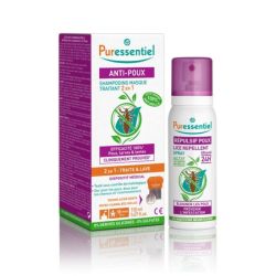 Puressentiel Shampoing Antipoux Traitant 150ml + Spray Répulsif 75ml Promo