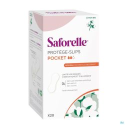 Saforelle Coton Protect Protège Slip Pocket 20