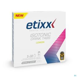 Etixx Isotonic Lemon Comprimés Effervescents 3x10