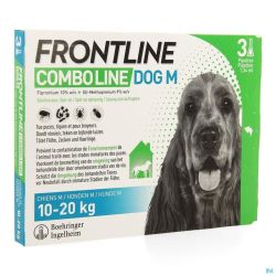 Frontline Combo Line pour Chien de 10 à 20kg 3x1,34ml Dog M