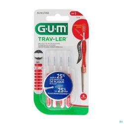 Gum Proxabrush Travel 0,8mm 1314 4 Pièces