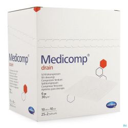 Hartmann Medicomp Drain St 10x10 25x2 Pièce