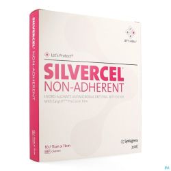 Silvercel Na Pans Hydroalginate 11x11cm 10 Cad7011