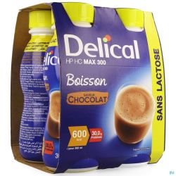 Delical Max 300 Chocolat 4x300 Ml