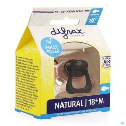 Difrax Sucette Natural Assorti +18m 1 Pièce