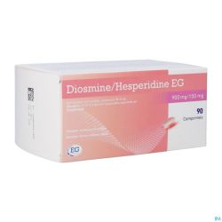 Diosmine+Hesperidine EG 900Mg+100Mg Comprimés 90