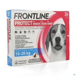 Frontline Protect Spot On pour Chien de 10 à 20kg 3 Pipettes