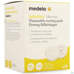 Medela Ultra Thin Coussinets Allaitem. Jetables 30