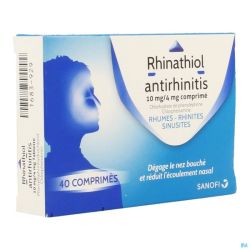 Rhinathiol Antirhinitis 40 Comprimés
