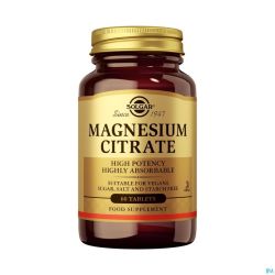 Solgar Magnesium Citrate Comprimés 60