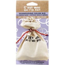 C'est Moi Qui L'ai Fait Shampooing Solide Argile Rose Bio 65g