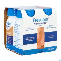 Fresubin Pro Compact Pêche Abricot 4x125ml