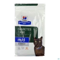 Hills Prescription Diet MD Diabète Contrôle du Poids Chat Croquettes 1,5kg