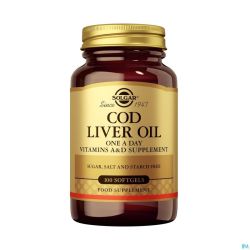 Solgar Cod Liver Oil (levertraan) Softgel 100