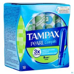 Tampax Pearl Compak Super 18