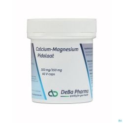 Calcium Mg Pidol Deba 60 Gélules 350/350 Mg