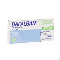 Dafalgan Gr Enfants 12 Suppositoires 300 Mg