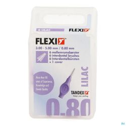 Flexi Interdental Brush Purple X-fine 6