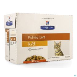 Hills Prescription Diet Chat KD Pâtée Sachets 12x85g