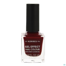 Korres Km Gel Effect Nail 59 Wine Red 11ml