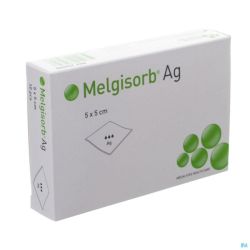 Melgisorb Ag 5x5cm 256050 10 Pièce