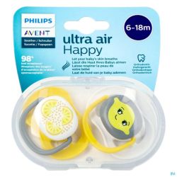 Philips Avent Sucette +6m Air Lemon 2