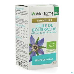 Arkogelules Huile Bourrache Bio Gélules 60