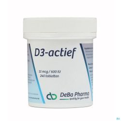 D3-actif Deba 240 Comprimés 15 Mcg