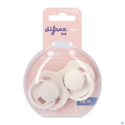 Difrax Dynamic Sucette 18m+ Prime Coconut/ivory 2