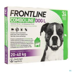 Frontline Combo Line pour Chien de 20 à 40kg 3x2,68ml Dog L