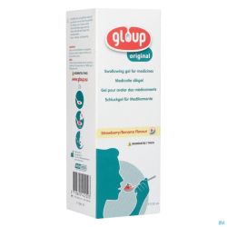 Gloup Original Strawberry Banana Tube 150ml