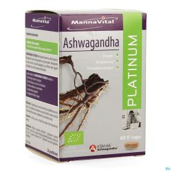 Mannavital Ashwagandha V-gélules 60