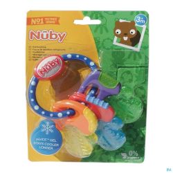 Nuby Clefs Anneau de Dentition Réfrigerant Ice Gel 1 Pièce