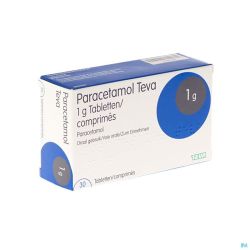 Paracetamol Teva 1g Comprimés 30 X 1g Blister
