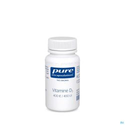 Pure Encapsulations Vitamine D3 400 Ui 60 Gélules