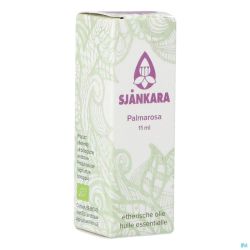 Sjankara Palmarosa Huile Essentielle. Bio 11ml